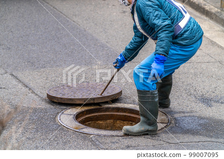 Manhole, sewerage management, inspection, investigation, repair, improvement 99007095