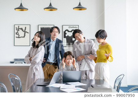 Business scene failure blame 99007950