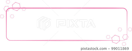 Hexagon motif frame 99011869