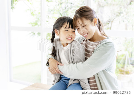 Parent and child, mother and child, family, family, woman, mother, child 99012785