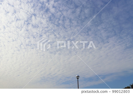 Clouds covering the sky Street lights 99012803