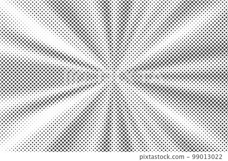 Halftone dotted background. Retro radial texture. Monochrome gradation effect. Vector pattern Halftone dotted background. Retro radial texture. Monochrome gradation effect. Vector pattern 99013022