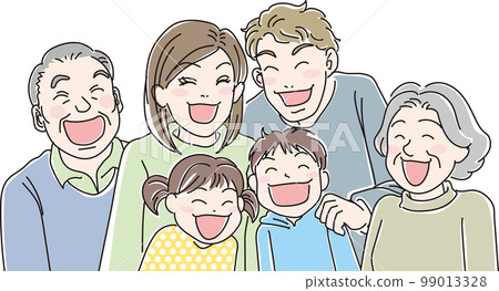 微笑_微笑的人_3代6人大家庭 99013328
