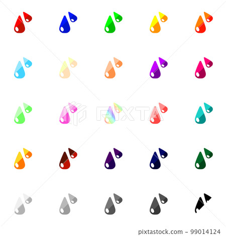Colorful drop set bicolor 99014124