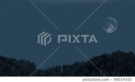 full moon over the forest full moon over the forest 99014583