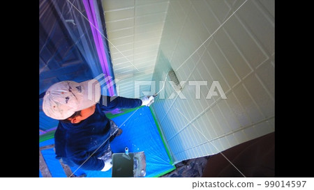 Exterior wall painting work 99014597