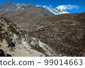 Narrow path at Khumbu valley 99014663