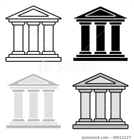 Bank in flat style isolated Bank in flat style isolated 99015227