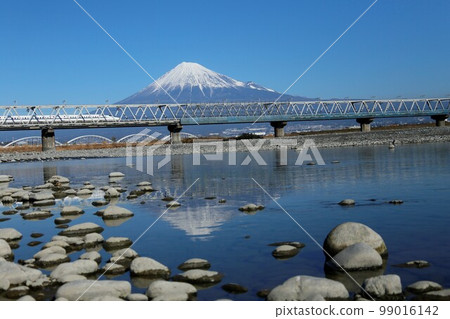 富士河倒富士、富士山 99016142
