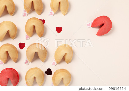 Concept of Valentine's day, lovers day, top view 99016334