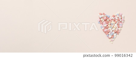 Concept of Valentine's day, lovers day, space for text 99016342