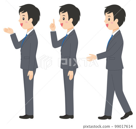 Sideways suit male whole body 4 99017614