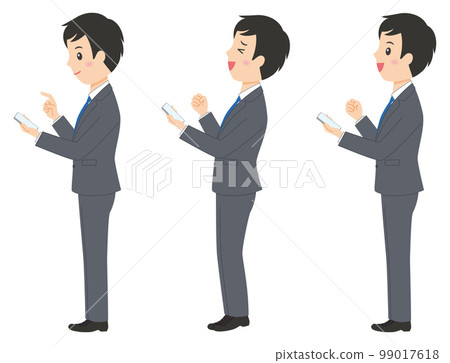 Sideways suit male whole body 2 99017618