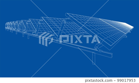 Solar Panel Concept. Vector Solar Panel Concept. Vector 99017953