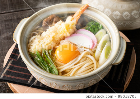 Steaming Hot Nabeyaki Udon 99018703