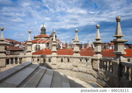 Santiago de Compostela view from the Cathedral, Galicia, Spain 99019211