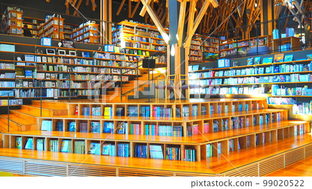 Inside the library above the clouds Inside the library above the clouds 99020522