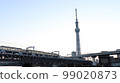 train and sky tree 99020873