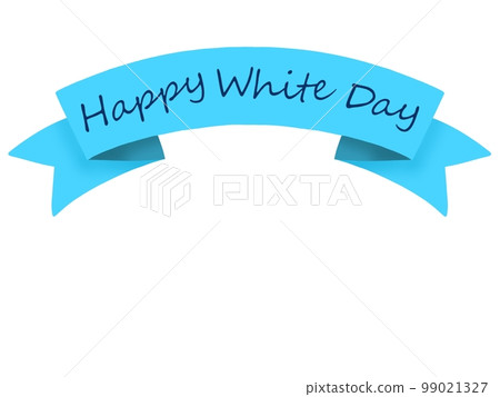 white day, ribbon, ribbons - Stock Illustration [99021327] - PIXTA