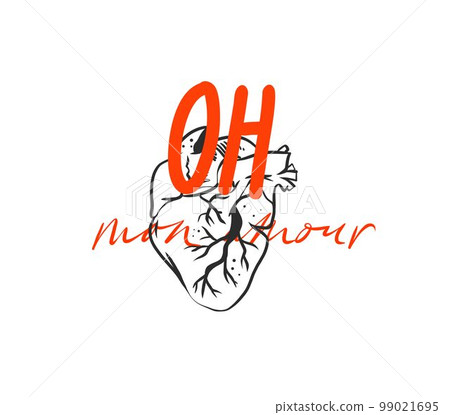 Hand drawn vector abstract graphic illustration Valentines day design elements, abstract realistic heart sketch icon. Love design concept outline icon.Valentines beautiful design concept art isolated. Hand drawn vector abstract graphic illustration Valentines day design elements, abstract realistic heart sketch icon. Love design concept outline icon.Valentines beautiful design concept art isolated. 99021695