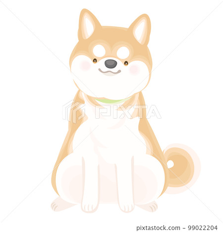 柴犬坐著 柴犬坐著 99022204