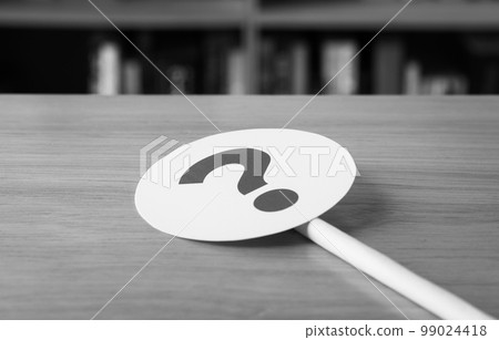? Bookshelf book book question mark question question 99024418