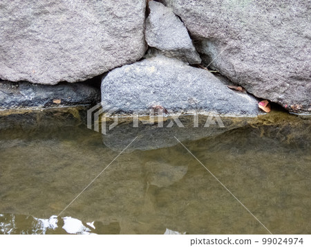 waterway and stone wall waterway and stone wall 99024974