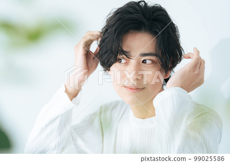 Men who set their hair Men's cosmetics Hair care Men who set their hair Men's cosmetics Hair care 99025586