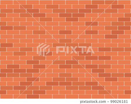 Brick wall pattern seamless background. Realistic decorative background. Vector illustration Brick wall pattern seamless background. Realistic decorative background. Vector illustration 99026181