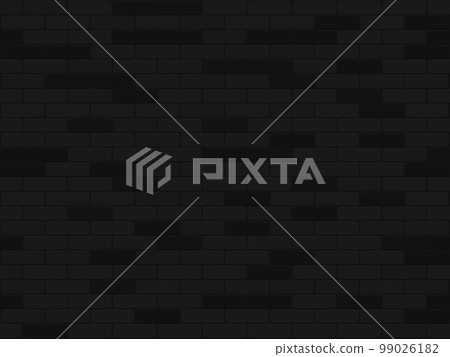 Brick wall pattern seamless background. Realistic decorative background. Vector illustration 99026182