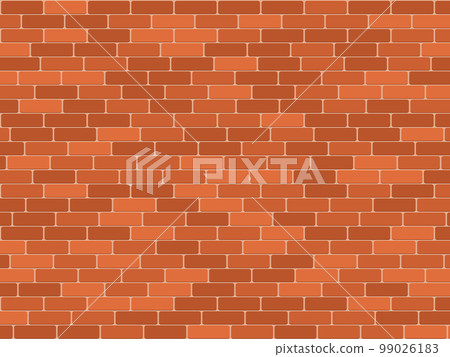 Brick wall pattern seamless background. Realistic decorative background. Vector illustration Brick wall pattern seamless background. Realistic decorative background. Vector illustration 99026183