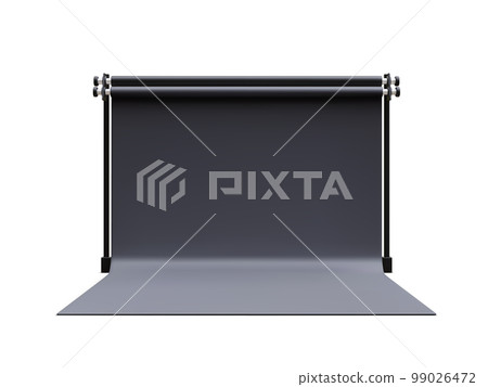 3d realistic empty professional photography studio isolated on white background. Vector illustration 3d realistic empty professional photography studio isolated on white background. Vector illustration 99026472