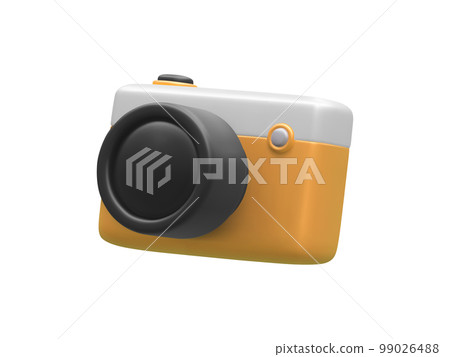 3d realistic camera isolated on white background. Vector illustration 3d realistic camera isolated on white background. Vector illustration 99026488
