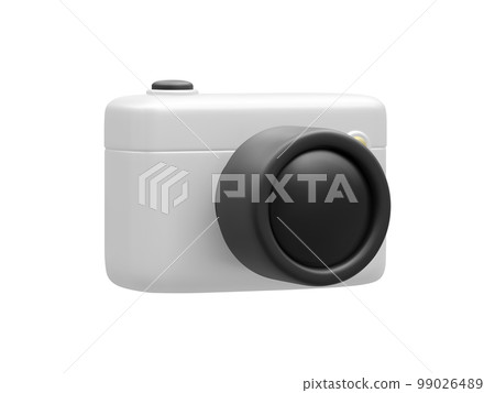 3d realistic camera isolated on white background. Vector illustration 3d realistic camera isolated on white background. Vector illustration 99026489