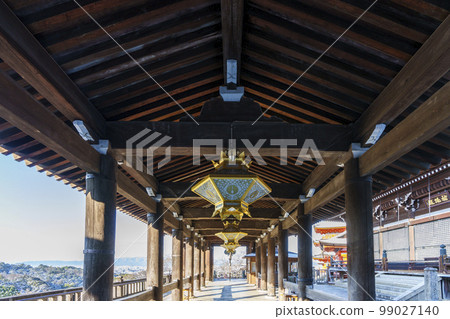 京都清水寺吊燈與連廊正殿 99027140