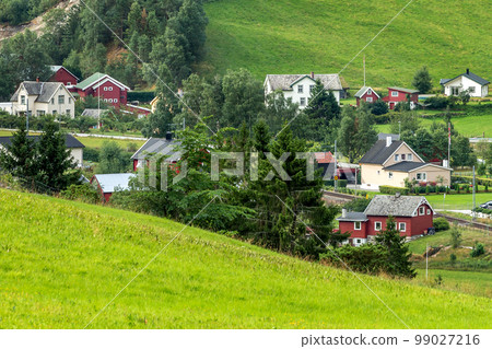 Small village Undredal near Flam, Norway Small village Undredal near Flam, Norway 99027216