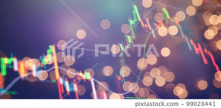 Economic graph with diagrams on the stock market, for business and financial concepts and reports. Economic graph with diagrams on the stock market, for business and financial concepts and reports. 99028441