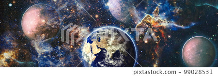 Star field in deep space many light years far from the Earth. Elements of this image furnished by NASA 99028531