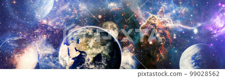 Beautiful Earth planet i science fiction wallpaper with endless deep space. Elements of this image furnished by NASA Beautiful Earth planet i science fiction wallpaper with endless deep space. Elements of this image furnished by NASA 99028562