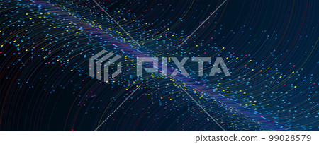 Quantum processing. Deep learning artificial intelligence. Future new technology  for business or science presentation 99028579
