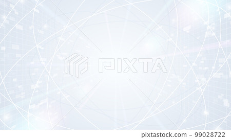 想像數字空間的背景插圖_商業風格_16:9 99028722