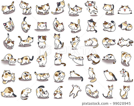 [套裝] Mikeneko的可愛插畫/48只動物 99028945