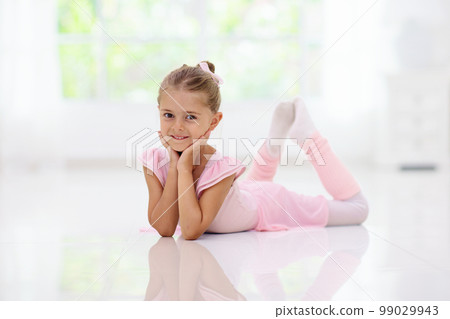 Baby ballet. Little ballerina girl in dance class. Baby ballet. Little ballerina girl in dance class. 99029943