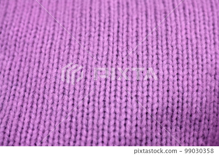 Knitting material texture in violet color Knitting material texture in violet color 99030358