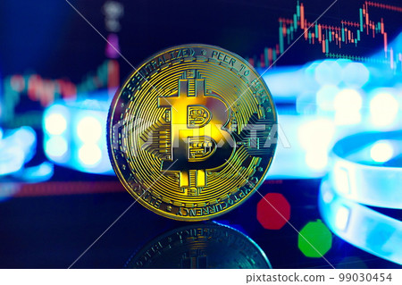 To buy Bitcoin. Cryptocurrency, virtual money. Blockchain technology, bitcoin mining concept 99030454