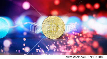 Investment platform with charts and bitcoin coin. Bitcoin BTC Cryptocurrency Coins. Stock Market Concept. Investment platform with charts and bitcoin coin. Bitcoin BTC Cryptocurrency Coins. Stock Market Concept. 99031086