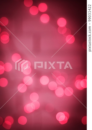 bokeh from the garland, toned in pink bokeh from the garland, toned in pink 99031422