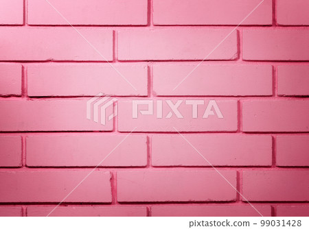Brick wall, toned in pink Brick wall, toned in pink 99031428