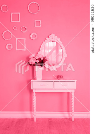 interior of the female room, toned in pink interior of the female room, toned in pink 99031636