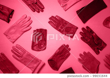 leather gloves for women, toned in pink leather gloves for women, toned in pink 99031644